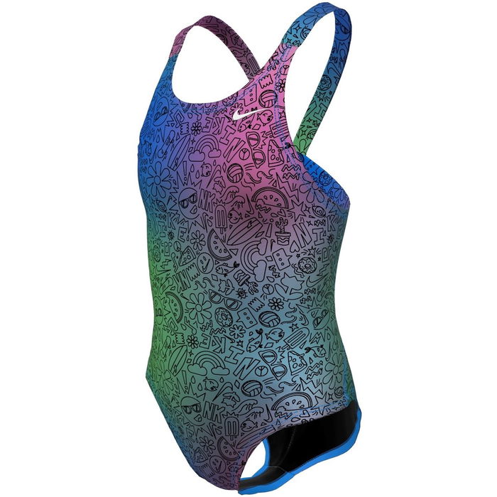 Multi Print HydraStrong Swimsuit Junior