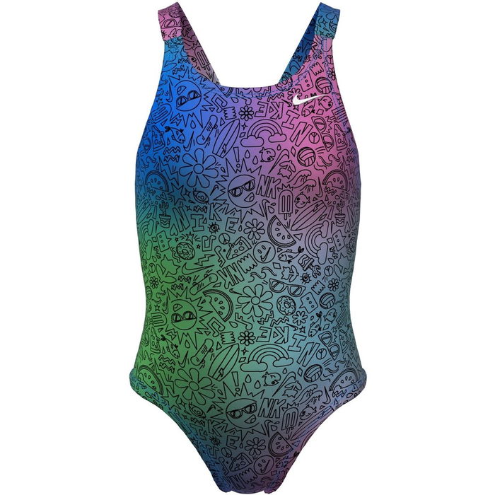 Multi Print HydraStrong Swimsuit Junior