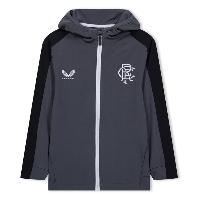 Rangers Travel Hooded Jacket Juniors