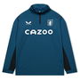 Aston Villa Quarter Zip Midlayer Top Juniors