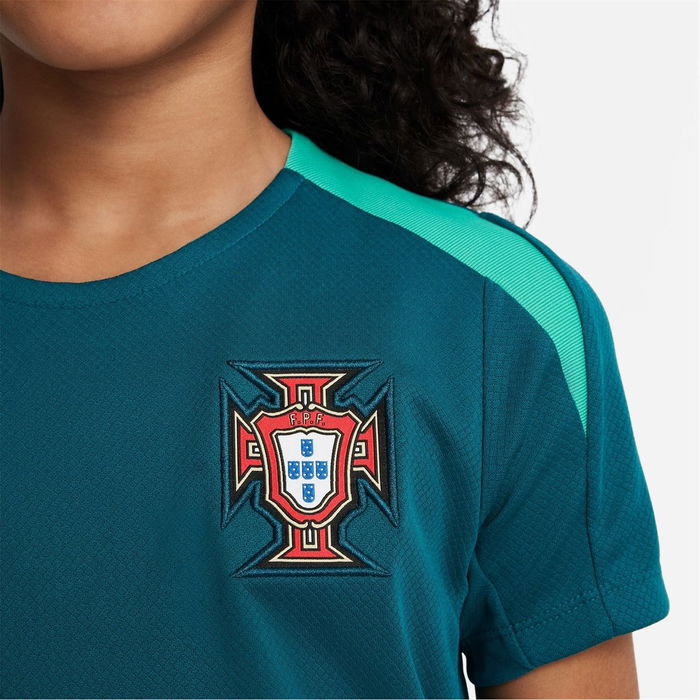 Portugal Strike Short Sleeve Top 2024 Juniors