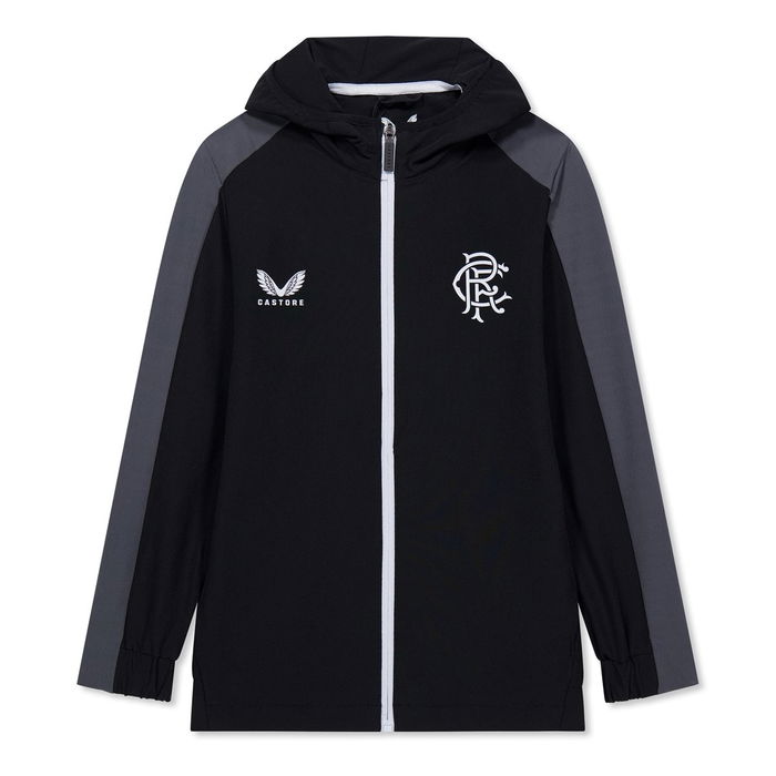 Rangers Travel Hooded Jacket Juniors