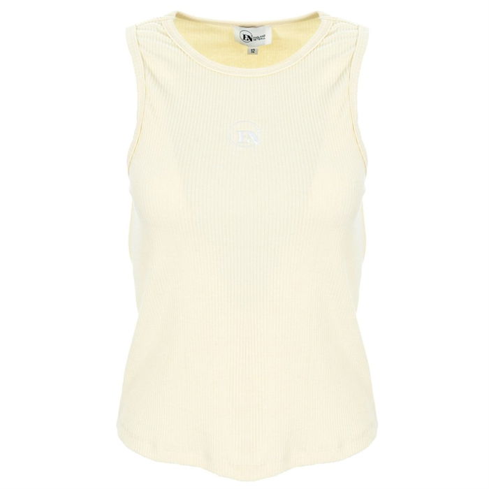 Ribbed Netball Fitted Vest