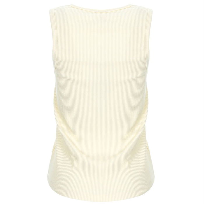 Ribbed Netball Fitted Vest