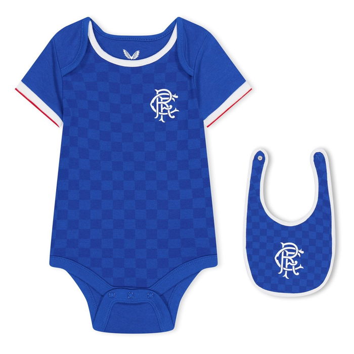 Rangers Baby And Bib Set In99