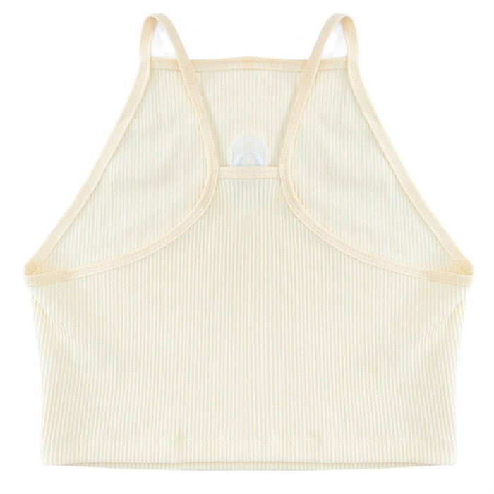 Ribbed Netball Fitted Crop Top