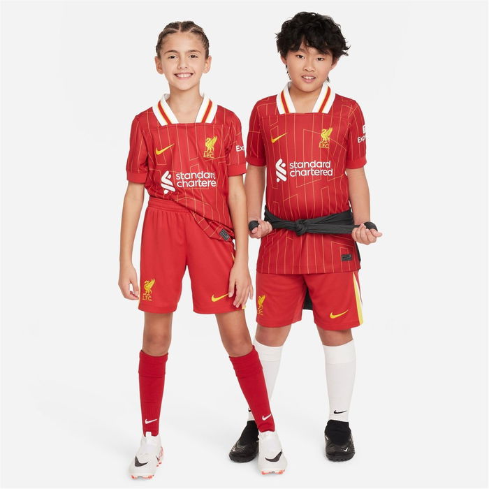 Liverpool Home Shorts 2024 2025 Juniors