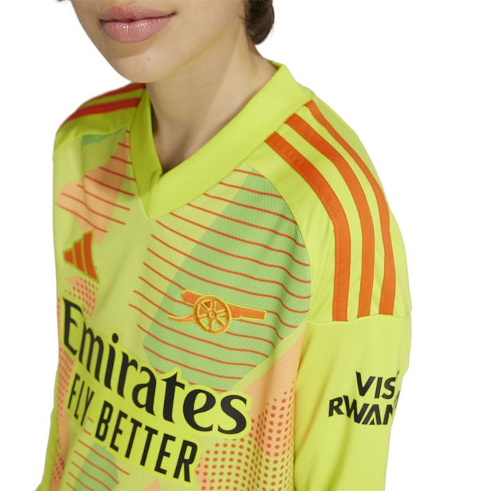 Arsenal Long Sleeve Goalkeeper Shirt 2024 2025 Juniors