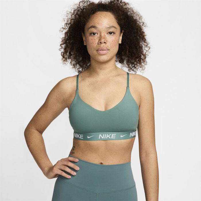 Indy Womens Light Support Logo Sports Bra Womens