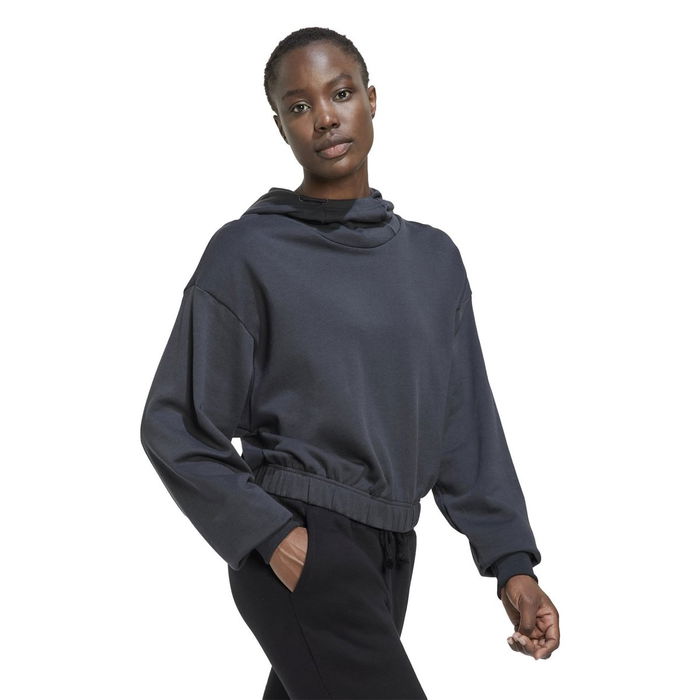 Lounge Cropped Hoodie Womens