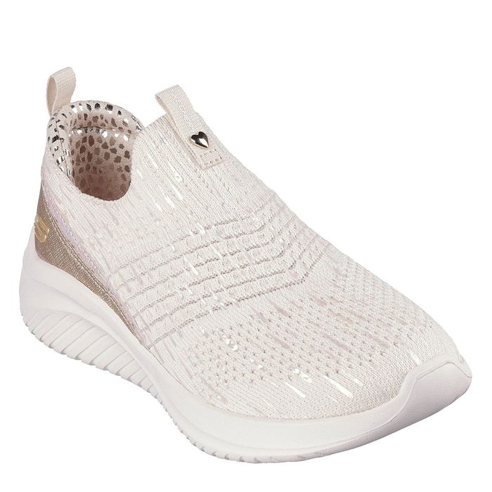 Stretch Fit Mesh W Overlays And Air C Slip On Runners Girls