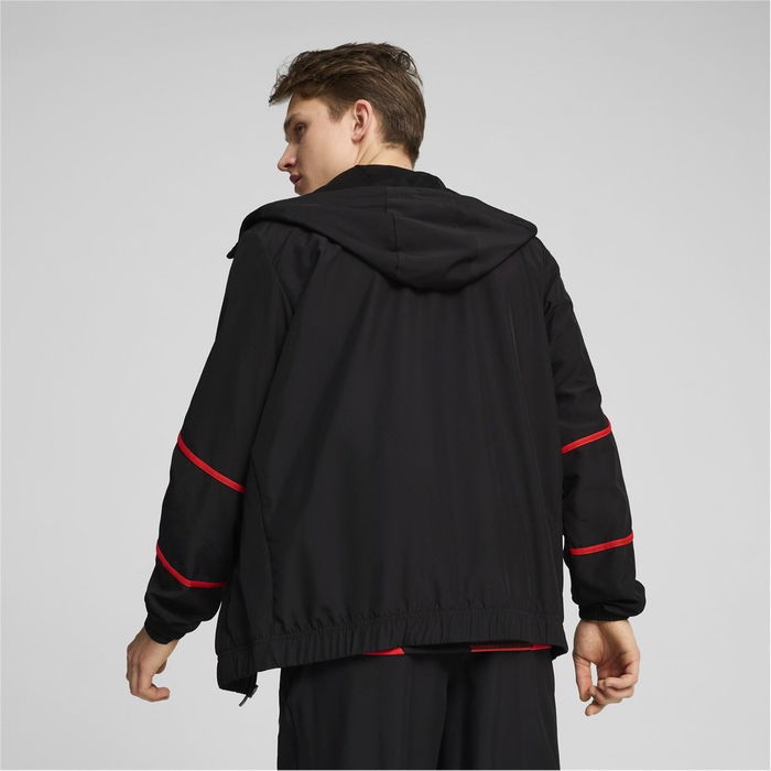 AC Milan Prematch Woven Jacket 2024 2025 Adults