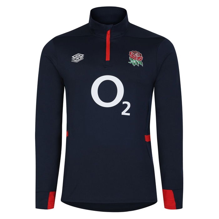 England Rugby Long Sleeve Junior Training Top - Official Youth Matchwear