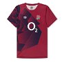 England Rugby Warm Up Shirt 2023 2024 Juniors