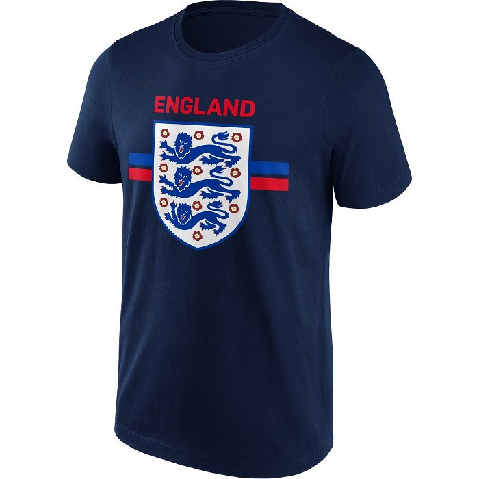 England Primary Stripe Graphic T shirt Adults