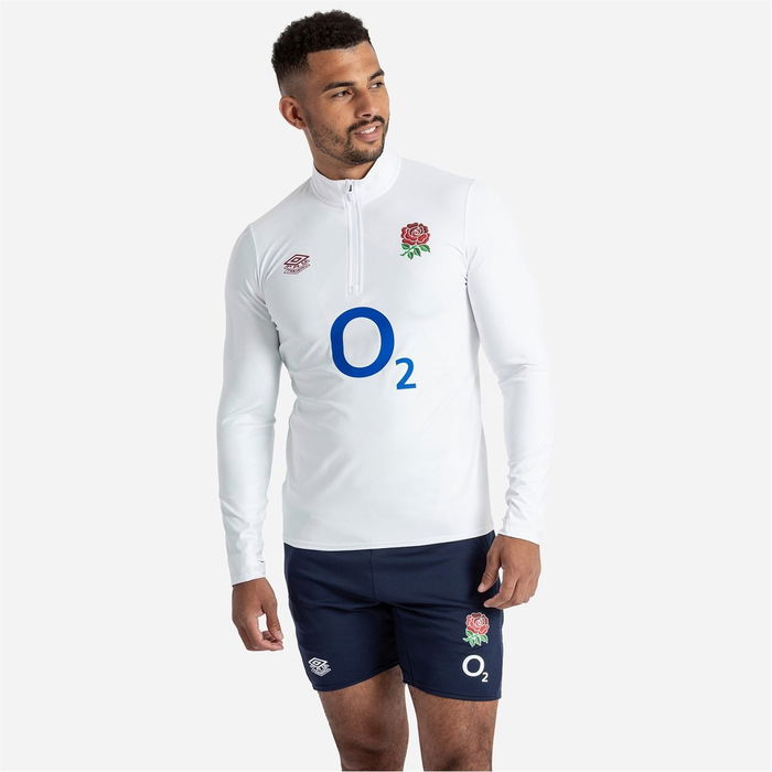 England Rugby Warm Up Mid Layer Top 2023 2024 Adults