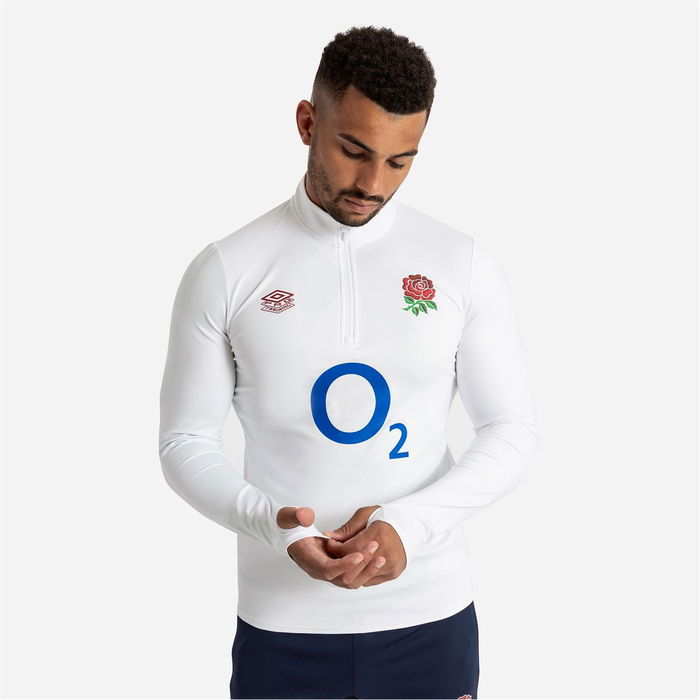 England Rugby Warm Up Mid Layer Top 2023 2024 Adults