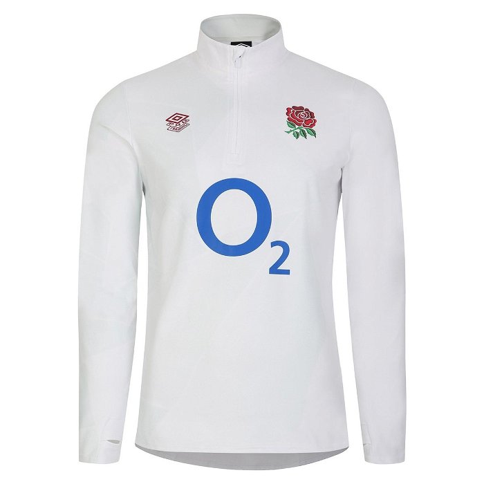 England Rugby Warm Up Layer Top 2023 2024 Juniors