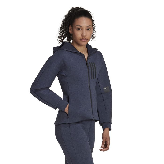 Mission Victory Slim Fit Full Zip Hoodie Womens Hoody