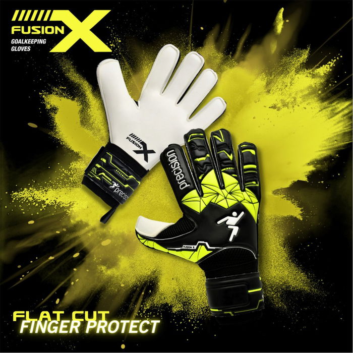 Junior Fusion X Flat Cut Finger Protect GK Gloves