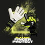 Junior Fusion X Flat Cut Finger Protect GK Gloves