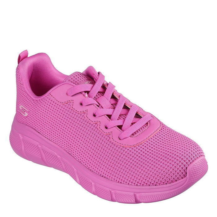 Two Tone Knit Lace Up Sneaker Runners Womens