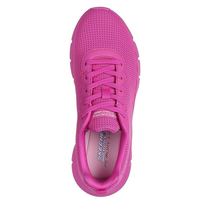 Two Tone Knit Lace Up Sneaker Runners Womens