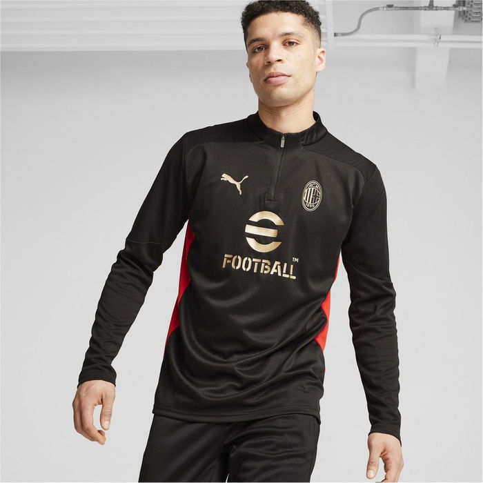 AC Milan Quarter Zip Training Top 2024 2025 Adults