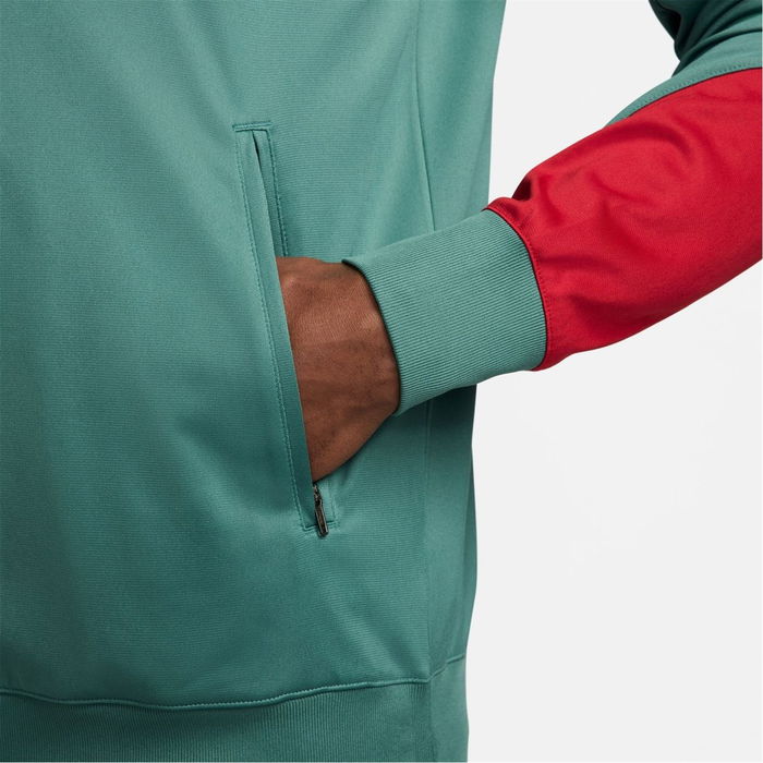 Liverpool Strike Hooded Tracksuit Top 2024 2025 Adults