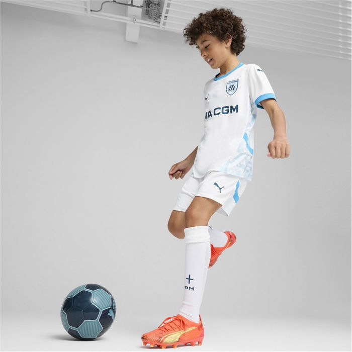 Olympique De Marseille Home Shorts 2024 2025 Juniors