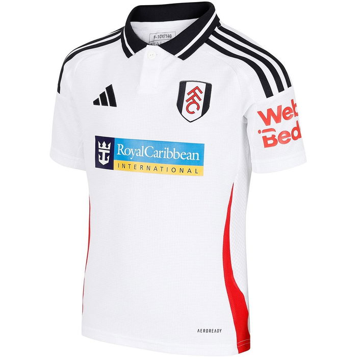 Fulham Home Shirt 2024 2025 Juniors