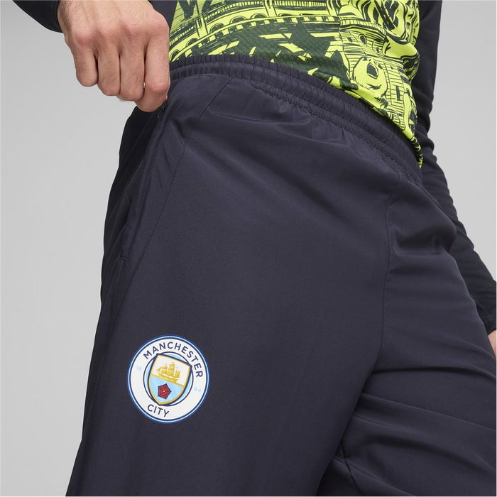 Manchester City Pre Match Woven Tracksuit Bottoms 2024 2025 Adults