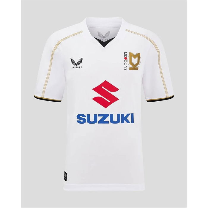 MK Dons Home Shirt 2024 2025 Juniors