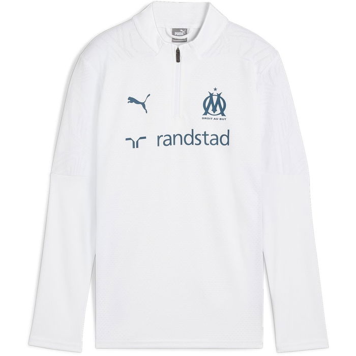 Olympique De Marseille Training Quarter Zip Top 2024 2025 Junior