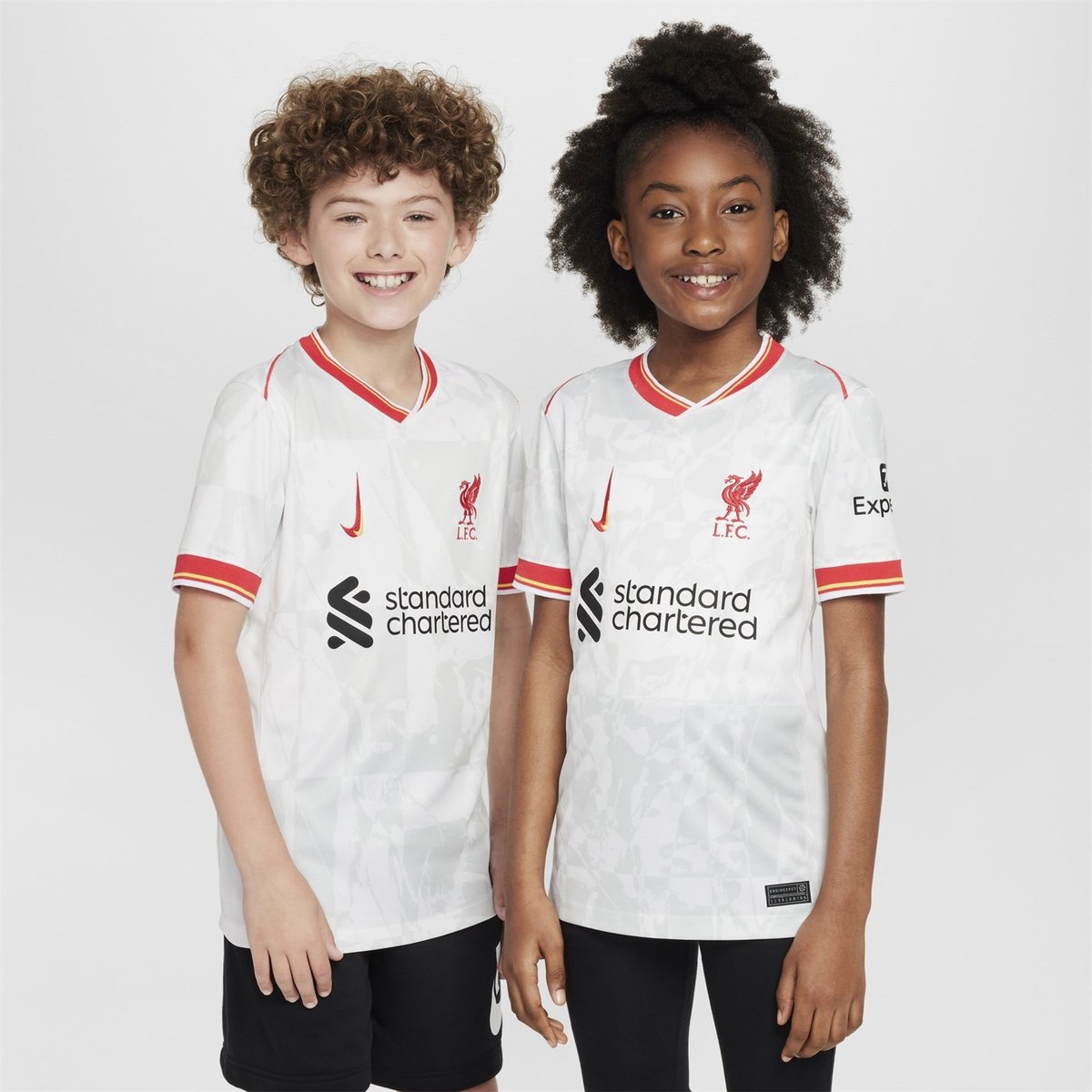 Liverpool white shirt on sale