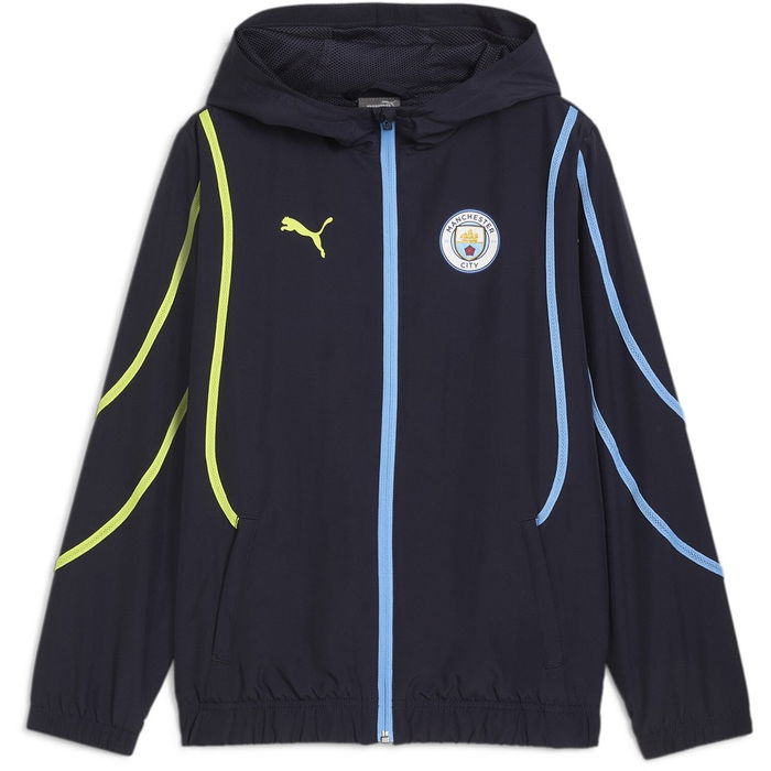 Manchester City Prematch Anthem Jacket 2024 2025 Juniors