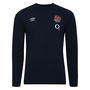 England Pre Match LS T-Shirt Mens