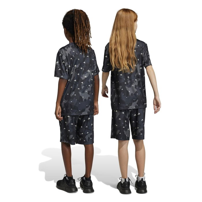 Train Essentials Seasonal Aeroready Allover Print Gym Short Unisex Kids