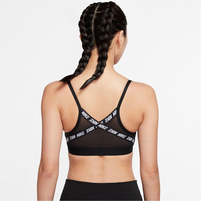 Indy Womens Light Support Logo Sports Bra Womens