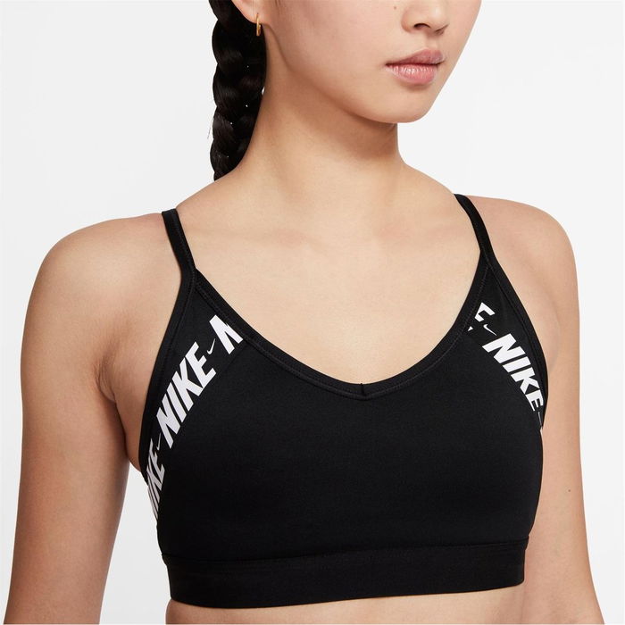 Indy Womens Light Support Logo Sports Bra Womens