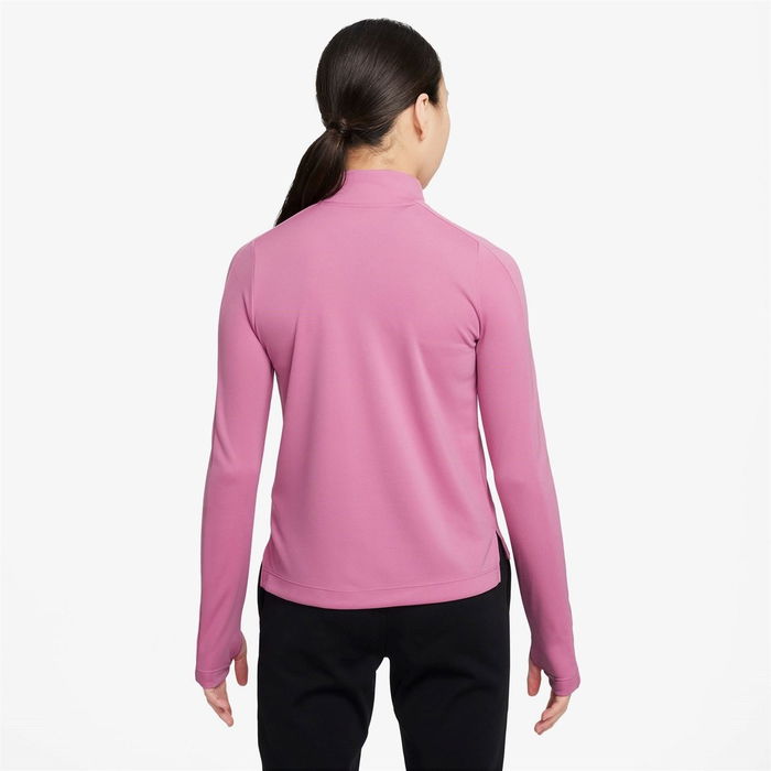 Older Girls DRI FIT Long Sleeve Half Zip