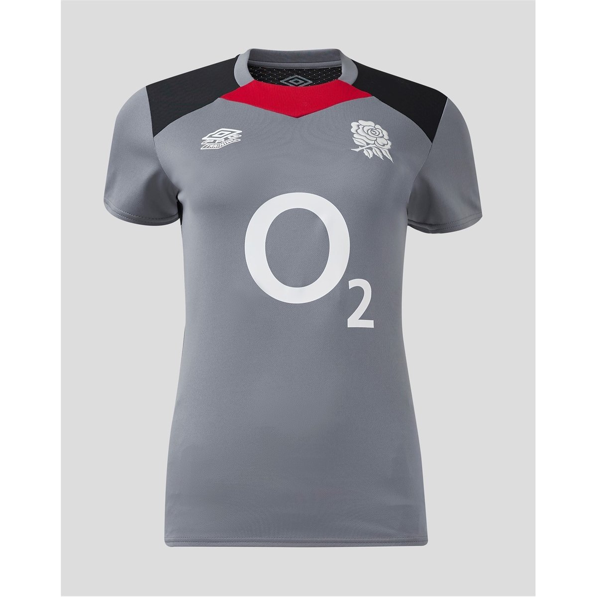 Umbro England 24/25 Gym T-Shirt Kids Grey/Red, £23.00