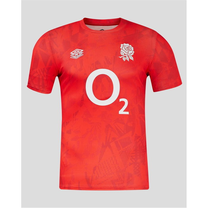 England Rugby Red Roses Warm Up Shirt 2024 Womens