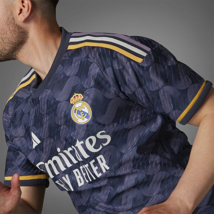 Real Madrid Authentic Away Shirt 2023 2024 Adults