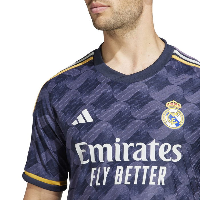 Real Madrid Authentic Away Shirt 2023 2024 Adults