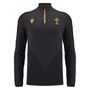 Wales 24/25 Quarter Zip Training Top Mens