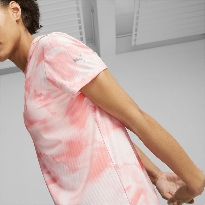 Fav AOP Short Sleeve Running Tee Womens