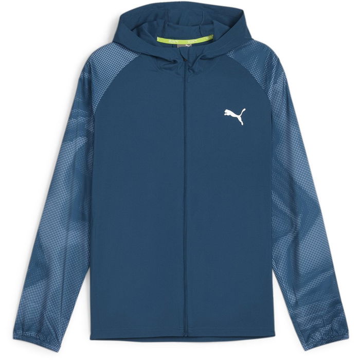 Run Favorite AOP Woven Running Jacket Mens