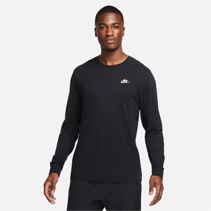 Sportswear Club Long Sleeve T Shirt Mens