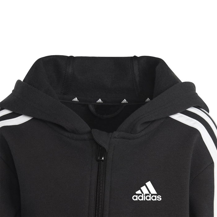 Essentials 3 Stripes Zip Hooded Jacket